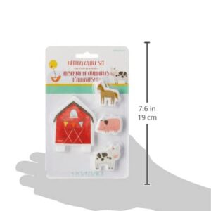 Barnyard Birthday Birthday Candle Set | Multicolor | 4 Pcs