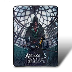 assassin’s creed syndicate fleece blanket | 45 x 60 inches