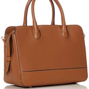 Calvin Klein Sophia Micro Pebble Leather Satchel, Caramel