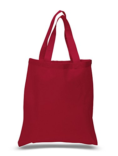 Set of 15- Economical 100% Cotton Blank Tote Bags