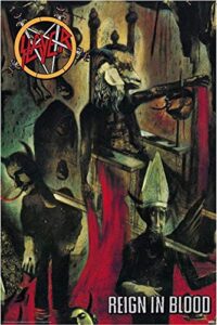 73479 reign in blood 1986 studio album by slayer decor wall 36×24 poster print