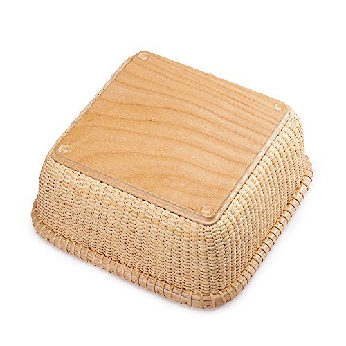 Teng Tian Nantucket Baskets Napkin Baskets Woven Basket Rattan Basket Storage Basket Sewing Baskets longaberger Wicker Nested Party Baskets Sewing Storage Hand-woven rattan square tray