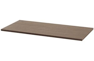organized living freedomrail wood shelf, 30-inch x 14-inch – driftwood live