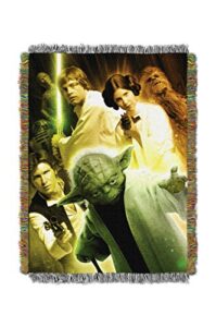 northwest woven tapestry throw blanket, 48 x 60 inches, small rebel force