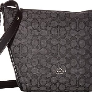 COACH Small Dufflette in Signature Sv/Black Smoke/Black One Size