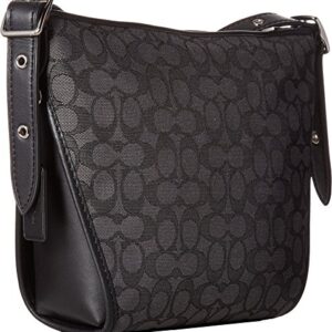 COACH Small Dufflette in Signature Sv/Black Smoke/Black One Size