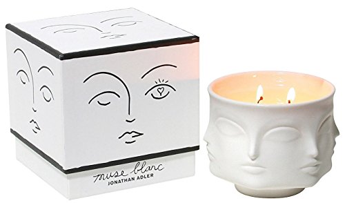 Jonathan Adler Muse Blanc Candle, White