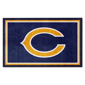fanmats 6567 chicago bears 4ft. x 6ft. plush area rug