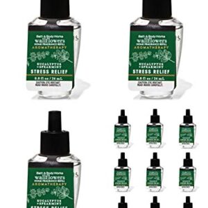 Bath & Body Works Eucalyptus Spearmint Wallflowers Aromatherapy Refills (12-Bulbs)