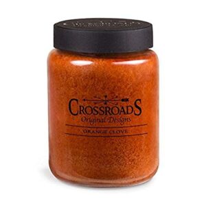 crossroads orange clove scented 2-wick candle, 26 ounce