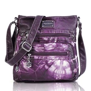 Angel Barcelo Crossbody Purses and Handbags for Women, Shoulder Purses for Girl Women Purple