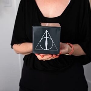 Ukonic Harry Potter Deathly Hallows Tin Storage Box Cube Organizer with Lid | 4 Inches