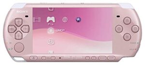 new sony playstation portable psp 3000 series handheld gaming console system (renewed) (pink)