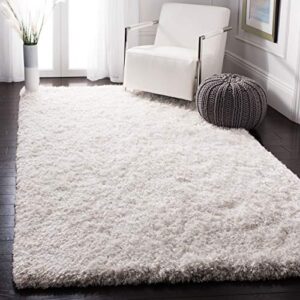 safavieh atlantic shag collection 8′ x 10′ ivory atg101a handmade solid 1.2-inch thick area rug