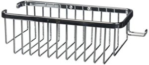 deltana wbr1054hu26 10-inch rectangular wire basket with hook