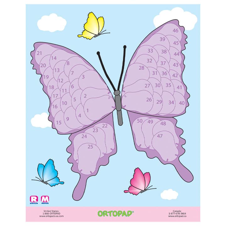 Ortopad® Girls Reward Poster Pack, includes 3 posters, Hearts / Castle / Butterfly