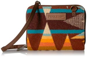 pendleton women’s wallet on a strap, crescent butte, one size