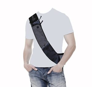 crosstab – tablet hands-free ultra-light personal pack by paqlite – carryall crossbody shoulder bag (medium)