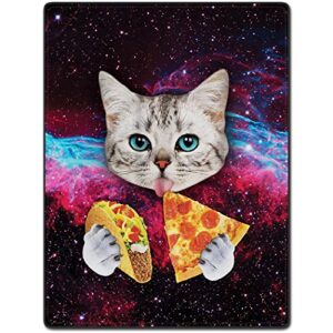 tslook 50×80 blankets funny cat starry pizza eat beautiful gorgeous comfy funny bed blanket