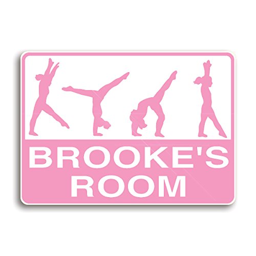 Gymnastics Sign, Personalized for you on solid aluminum, and shipped fast!