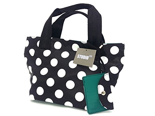 Studio 33 Small Tote in Polka Dots