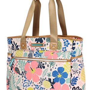 Lily Bloom Satchel Women Handbag Tote Bag, Shoulder Bag(One Size, Trop Pineapple)