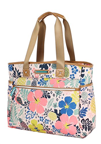 Lily Bloom Satchel Women Handbag Tote Bag, Shoulder Bag(One Size, Trop Pineapple)