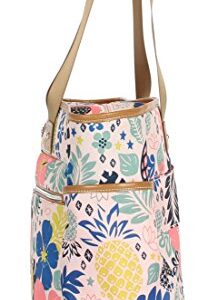 Lily Bloom Satchel Women Handbag Tote Bag, Shoulder Bag(One Size, Trop Pineapple)