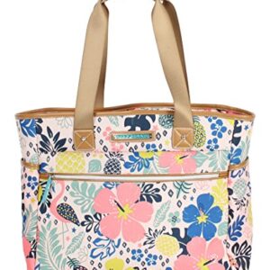 Lily Bloom Satchel Women Handbag Tote Bag, Shoulder Bag(One Size, Trop Pineapple)