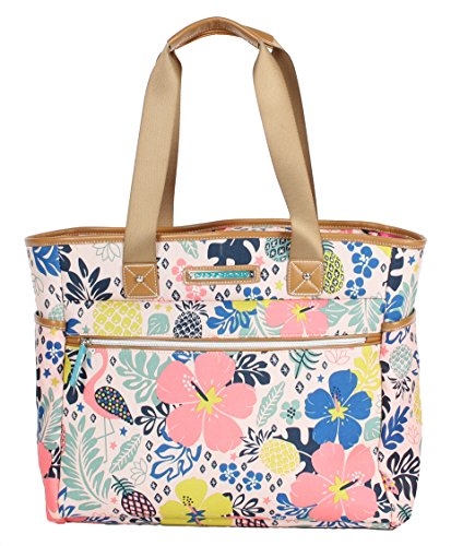 Lily Bloom Satchel Women Handbag Tote Bag, Shoulder Bag(One Size, Trop Pineapple)