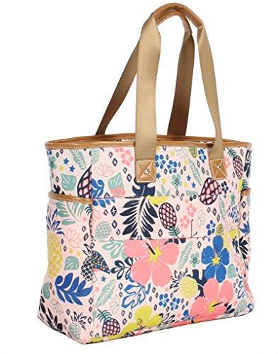 Lily Bloom Satchel Women Handbag Tote Bag, Shoulder Bag(One Size, Trop Pineapple)