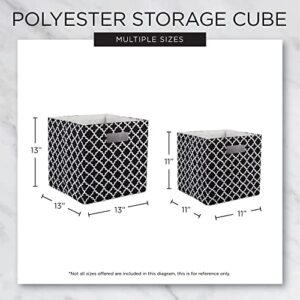 DII Collapsible Polyester Storage Cube, Honeycomb, Gold, Large