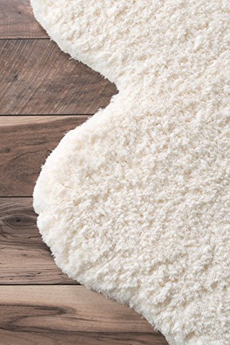 nuLOOM Quarto Faux Sheepskin Shag Area Rug, 3' 6" x 6',