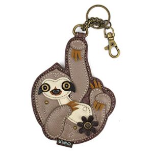 CHALA Handbag Charming Black Cross-body or Shoulder Convertible Large Tote Bag - BLACK (Sloth)