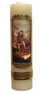 archangel saint michael archangel unique candle protection angel vela de san miguel arcangel