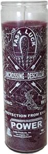 indio uncrossing purple candle – silkscreen 1 color 7 day