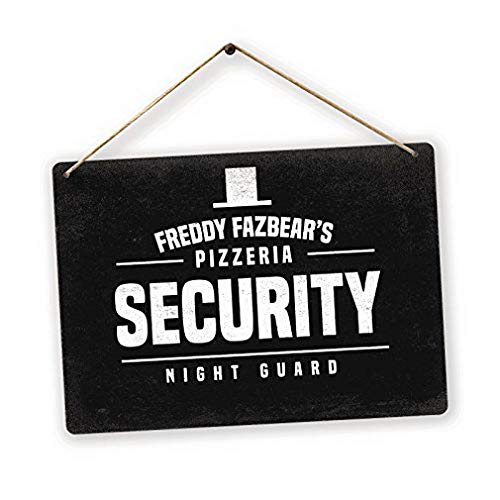 Uptell Security Metal Wall Sign Plaque Funny Home Coffee or Pub Decor - 8x12 inch