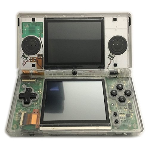 ValueDeluxe Custom Transparent BLACK EDITION Nintendo DS Lite System Hand held Gaming Console