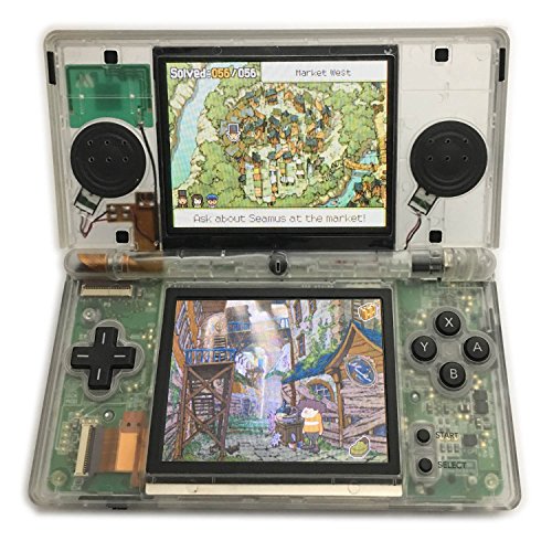 ValueDeluxe Custom Transparent BLACK EDITION Nintendo DS Lite System Hand held Gaming Console