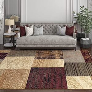 universal rugs 105210 multi 5×7 area rug, 5-feet by 7-feet