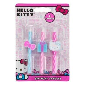 hello kitty birthday cake candles decoration party