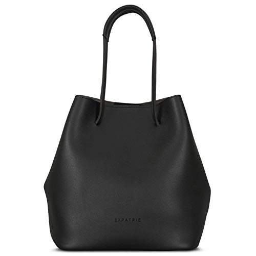 Bucket Bag Women Black-Expatrié"Claire" Small Handbag Tote Ladies Casual Purse