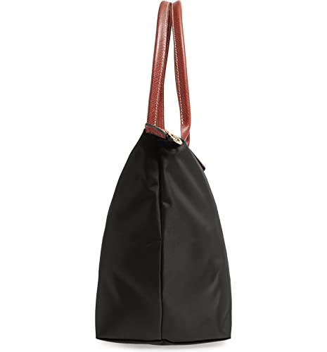 Longchamp Le Pliage Large Shoulder Tote Bag in Black