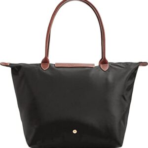 Longchamp Le Pliage Large Shoulder Tote Bag in Black