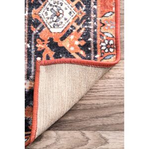 NuLOOM Sherita Distressed Persian Area Rug, 9' 10" x 13' 8", Rust