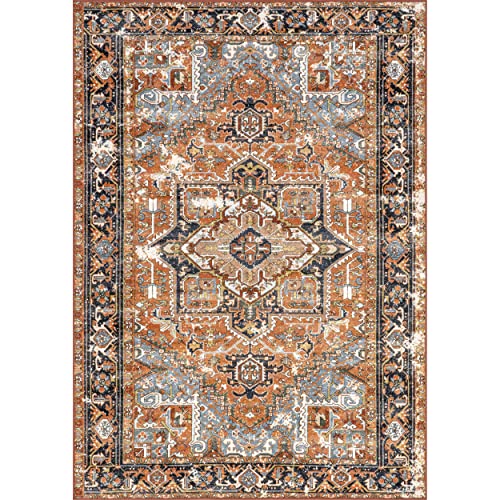 NuLOOM Sherita Distressed Persian Area Rug, 9' 10" x 13' 8", Rust