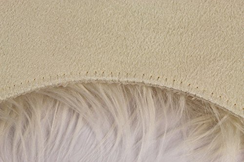 Nouvelle Legende® Faux Fur Sheepskin Premium Rug Single (23 in. X 40 in.) White