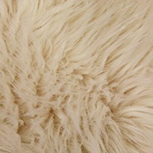 Nouvelle Legende® Faux Fur Sheepskin Premium Rug Single (23 in. X 40 in.) White