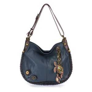 Chala Charming Hobo Crossbody "Sea Turtle" - Navy