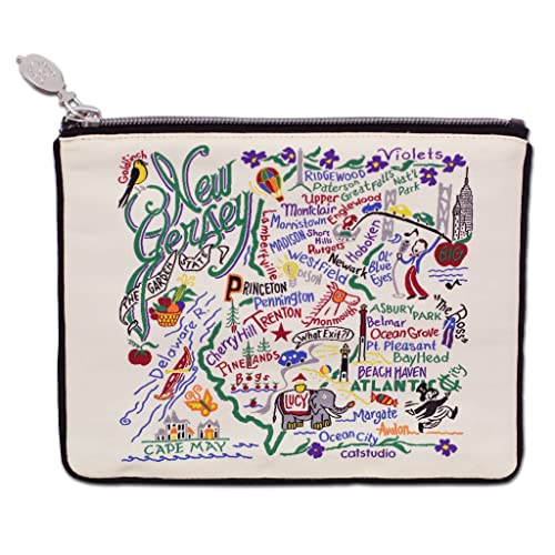 Catstudio New Jersey Zip Pouch - Natural | 5" x 7"